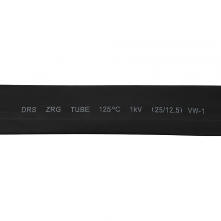 Трубка термоусадочная Gigant (2:1) 25.0/12.5мм, черная, 10шт по 1м G-80140