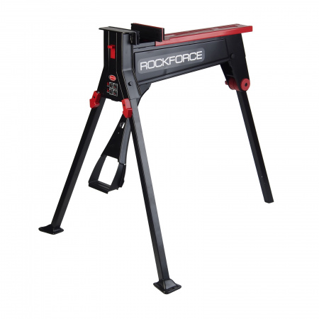 Верстак RF-625955 столярный (козлы) портативный складной с зажимом (захват-440мм, ширина губок-180мм) 1шт ROCKFORCE /1