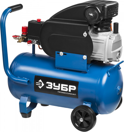ЗУБР 240 л/мин, 24 л, 1500 Вт, масляный компрессор, Профессионал (ЗКПМ-240-24-1.5)