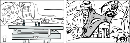 JTC Приспособление для снятия и установки двигателя (PORSCHE F6 PM 9769 после 2006г.) JTC