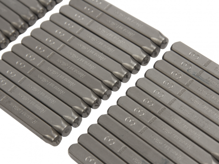 JTC Клейма буквенные кириллица 3мм (HRC 60+-2град. DIN 1451) JTC