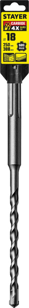 STAYER Hercules-4Х, 18 x 250/380 мм, SDS-max бур, Professional (29370-250-18)