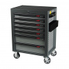 JTC Тележка инструментальная 7 секций серая JTC