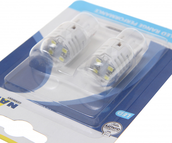 Автолампа W21W  LED WHITE U30CW (блистер, 2шт) 12V NARVA /1/10 Автолампа W21W  LED WHITE U30CW (блистер, 2шт) 12V NARVA /1/10