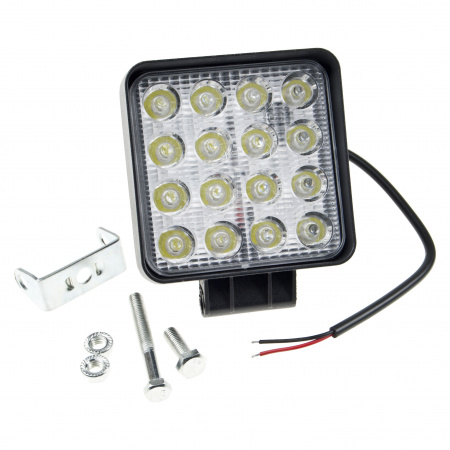 Фара рабочего света 29-48W FLOD 16LED 100х100мм 10-30V MISTAR /1 Фара рабочего света 29-48W FLOD 16LED 100х100мм 10-30V MISTAR /1