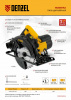 Пила циркулярная CSH-185, 1400 Вт, 185 мм Denzel