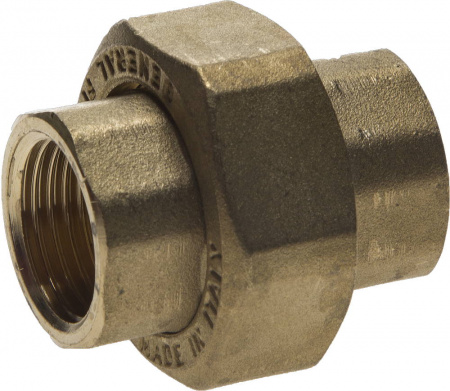 GENERAL FITTINGS гайка-гайка 1/2″, Соединитель с накидной гайкой (51037-G/G-1/2)