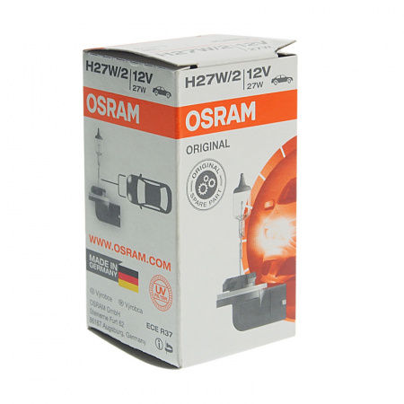 Автолампа H27W/2 (PGJ13) HALOGEN 12V OSRAM /1/10