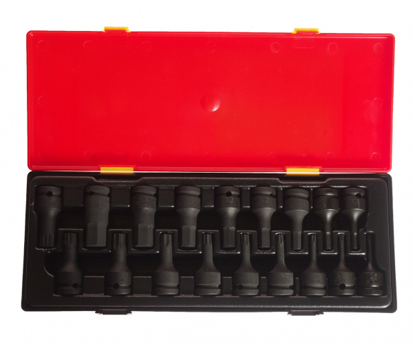 JTC Набор головок торцевых 1/2" 60мм ударных 18 предметов в кейсе JTC JTC Набор головок торцевых 1/2" 60мм ударных 18 предметов в кейсе JTC