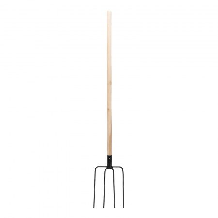 Вилы 4 - х рогие, сенные, 210х310х1400 мм, деревянный черенок, Россия, Сибртех