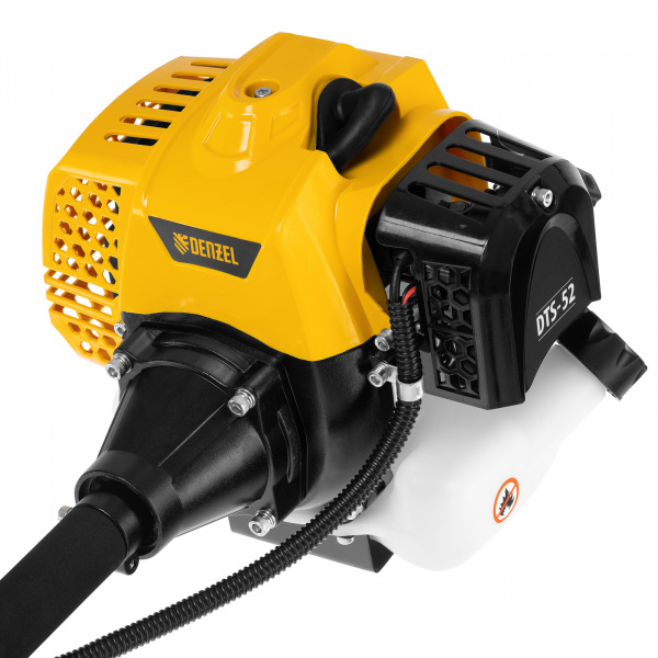 Триммер бензиновый DTS-52, 52 см3, неразъемная штанга, состоит из 2 частей Denzel 