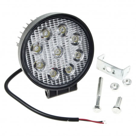 Фара рабочего света 27W FLOOD (RN) круглые, 115мм 10-30V MISTAR /1