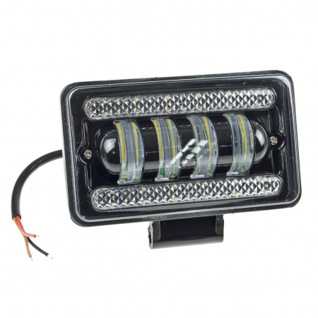 Фара рабочего света MIS-40W с подсветкой квадратная 150х85мм 10-30V MISTAR /1