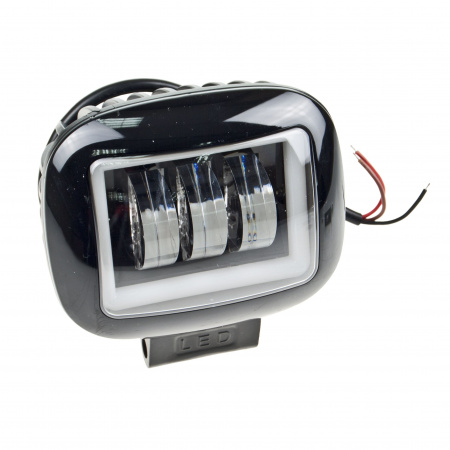 Фара рабочего света MIS-30W(SQ) с подсветкой 120х100мм 10-30V MISTAR /1