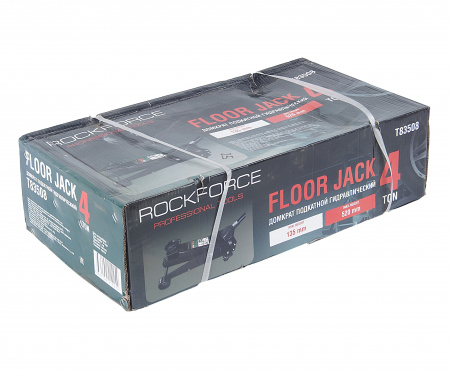 Домкрат гидравлический RF-T83508 подкатной 4т (h min 135мм, h max 520мм) ROCKFORCE /1