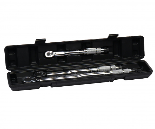 Набор ключей динамометрических (1/4" 5-25Nm L-275мм, 3/8" 19-110Nm L-375мм; 1/2" 28-210Nm L-470мм) 3пр., в кейсе LG-S7993 LIGE /1/6