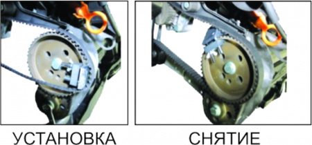 JTC Набор инструментов для гибких поликлиновых ремней 2 предмета в кейсе JTC