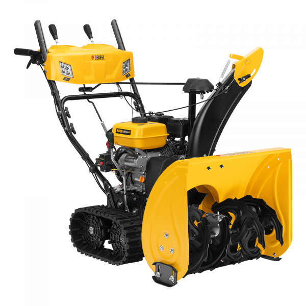 Бензиновая снегоуборочная машина SBM 610DT PRO, 212cc, гусеницы, эл.старт, блок. дифф. Denzel 