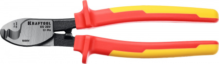 KRAFTOOL KS-20V, 1000 В, d 11мм, 200мм, диэлектрический кабелерез (23333-20V)