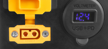 Сумка-органайзер MESSER TS-001-А со встроенным литий-ионным аккумулятором 12В 112Ач 100А