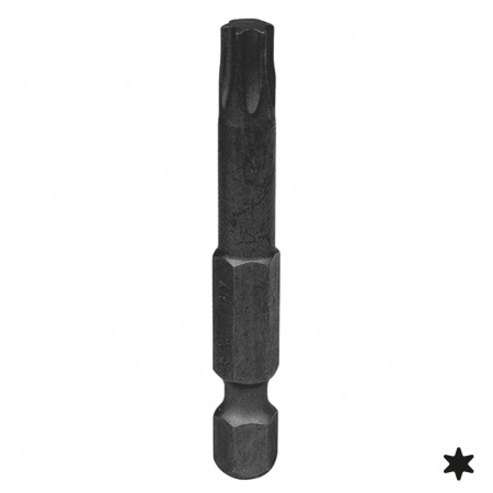 Вставка (бита) торцевая 1/4", Torx, Т50, 50 мм, для шуруповерта KING TONY 715050T
