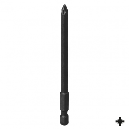Вставка (бита) торцевая 1/4", Pozidriv, PZ1, 90 мм, для шуруповерта KING TONY 719001Z