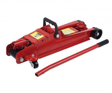 Домкрат гидравлический ER-82103 подкатной 2,5т с низким подхватом (выс.подъема 85-385мм) ЭВРИКА /1