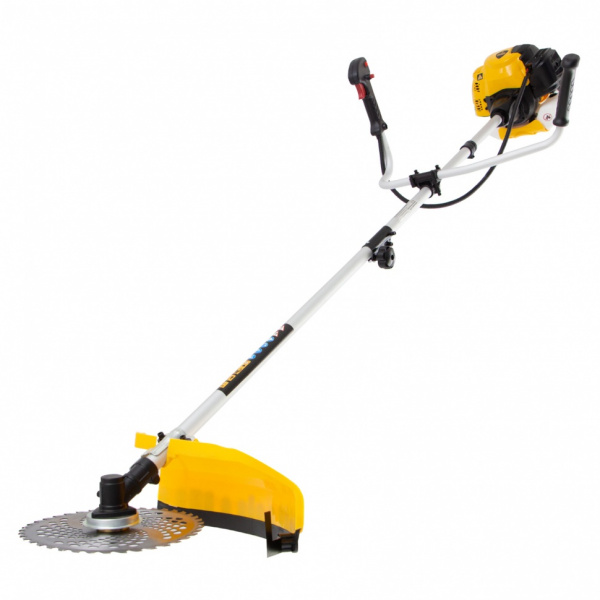 Триммер бензиновый DTL-33S, 33 см3, разъемная штанга, состоит из 2 частей Denzel 