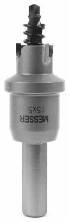 ТСТ коронка MESSER 15X5 с центрирующим сверлом и толкающей пружиной