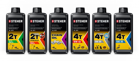 STEHER 2T-HP, 1 л, минеральное масло для 2-тактных двигателей (76003-1)