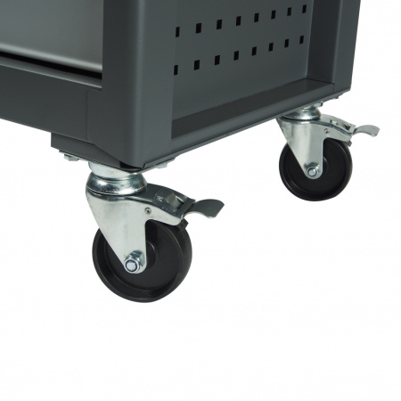 JTC Тележка инструментальная 5 секций серая JTC