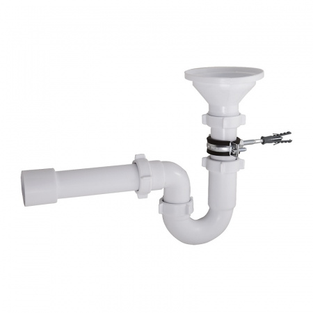 Сифон прямот. Orio RS-41078, 1 1/2"х40 мм, 40х40/50 мм, d=113 мм