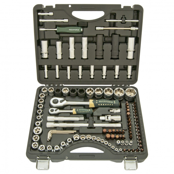 Набор торцевых головок и вставок RF-41082-7-PREMIUM: 1/2" & 1/4"DR 6-гранных (S/L) 108пр + 6пр. ROCKFORCE /1/3 Набор торцевых головок и вставок RF-41082-7-PREMIUM: 1/2" & 1/4"DR 6-гранных (S/L) 108пр + 6пр. ROCKFORCE /1/3