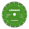URAGAN UNIVERSAL 230 мм, диск алмазный отрезной сегментный (36705-230)
