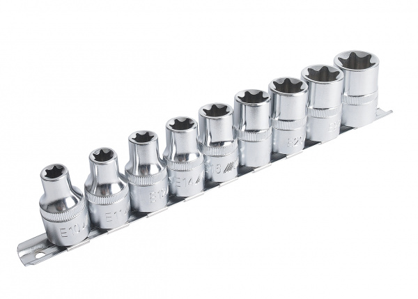 JTC Набор головок торцевых 1/2" TORX Е10-Е24 9 предметов JTC JTC Набор головок торцевых 1/2" TORX Е10-Е24 9 предметов JTC