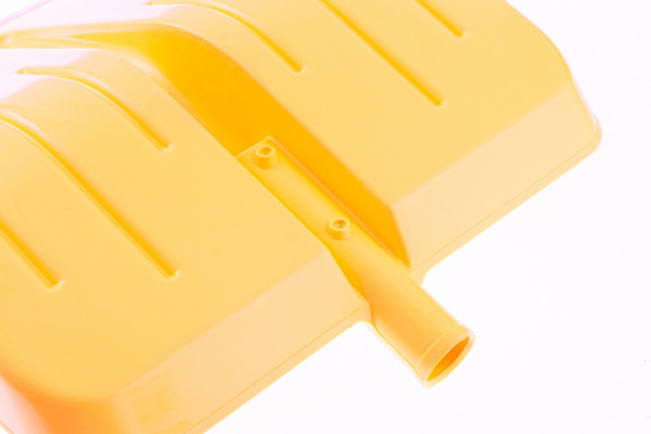 Лопата для уборки снега пластиковая, желтая, 400 х 420 мм, без черенка, Россия, Сибртех