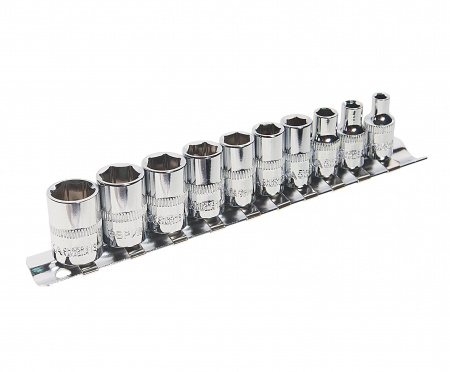Набор торцевых головок ER-95130 1/4" DR 4-13мм 10 предметов ЭВРИКА /1/10/40