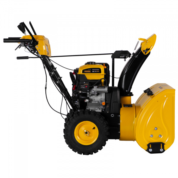 Бензиновая снегоуборочная машина SBL 711D PRO, 302cc, эл.старт, фара, обогрев, блок. дифф.// Denzel 