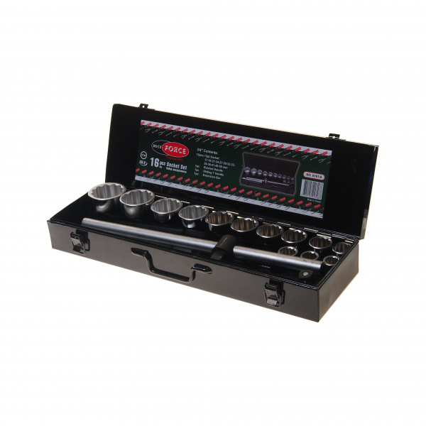 Набор инструмента RF-6161-9: 3/4"DR 12-гранный 16пр. ROCKFORCE /1/3 Набор инструмента RF-6161-9: 3/4"DR 12-гранный 16пр. ROCKFORCE /1/3