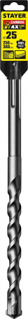 STAYER Hercules-4Х, 25 x 250/360 мм, SDS-max бур, Professional (29370-250-25)