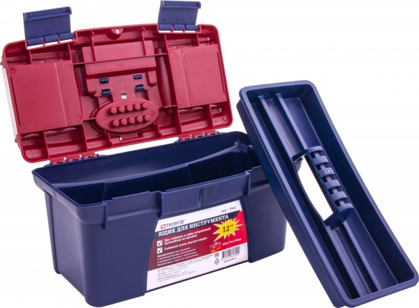 TB12 Ящик для инструмента 12", пластиковый, 320х175х160 мм