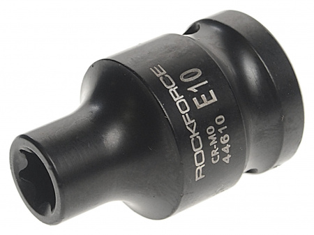 Головка торцевая TORX ударная 1/2", E10 ROCKFORCE RF-44610 /1/10/240 Головка торцевая TORX ударная 1/2", E10 ROCKFORCE RF-44610 /1/10/240