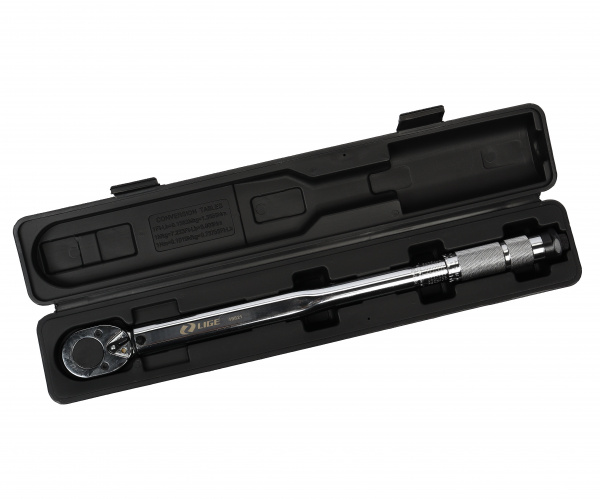 Ключ динамометрический 1/2" (28-210Nm) L-465мм в кейсе LG-49821 LIGE /1/10 NEW