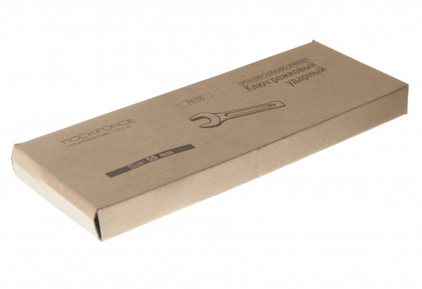 Ключ рожковый 55мм RF-79155 ударный односторонний (L-295мм) ROCKFORCE /1