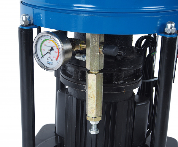 Нагнетатель смазки RF-HG-69230 густой  электрический  25л,220V,1,1кВт,0,35 л/мин,250-400 Bar,длина шланга 4м,раб.t-10гр.+50гр) ROCKFORCE /1/20