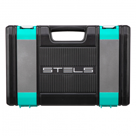 Набор инструментов, 1/2", 1/4", CrV, пластиковый кейс 69 предметов Stels Набор инструментов, 1/2", 1/4", CrV, пластиковый кейс 69 предметов Stels