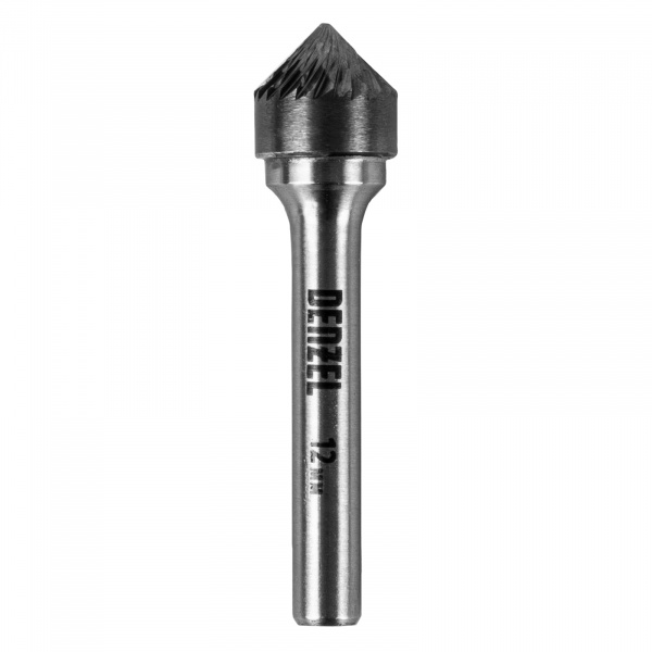 Борфреза по металлу твердосплавная, зенкер 90 град., тип-K, 12 мм// Denzel