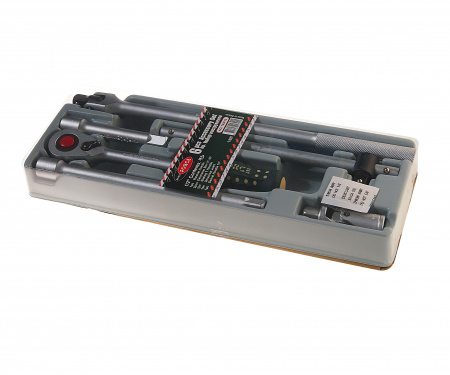 Набор инструмента RF-T40612: 1/2"DR  (трещотка, удлинители, воротки, кардан) в лотке 6пр. ROCKFORCE /1/2
