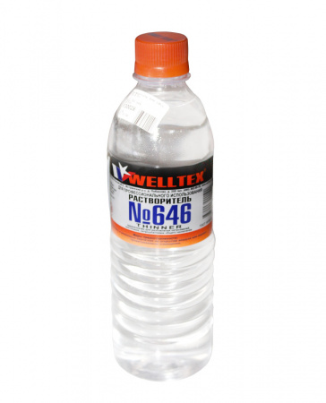 Растворитель 646 0.5л WELLTEX /1