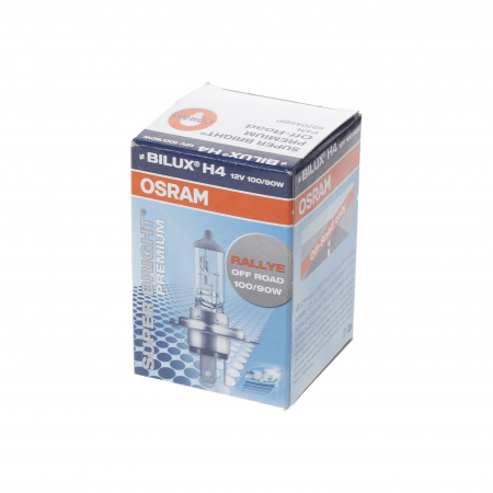 Автолампа H4 (100/90) P43t-38 SUPER BRIGHT PREMIUM RALLY 12V OSRAM /1/10/100